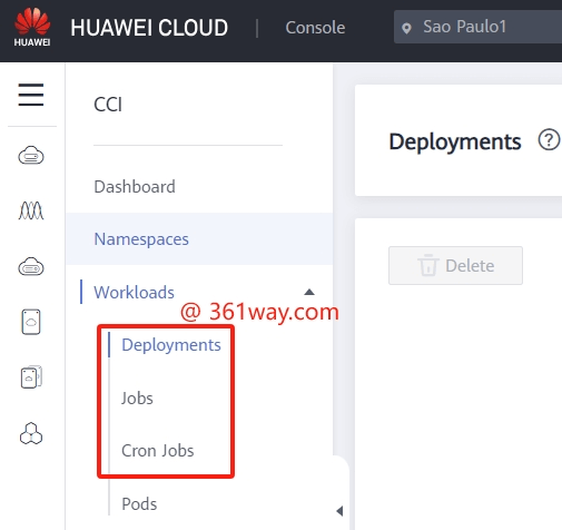 cci create application